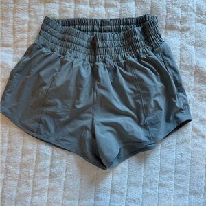 Amazon Gray Athletic Shorts with Elastic Waistband